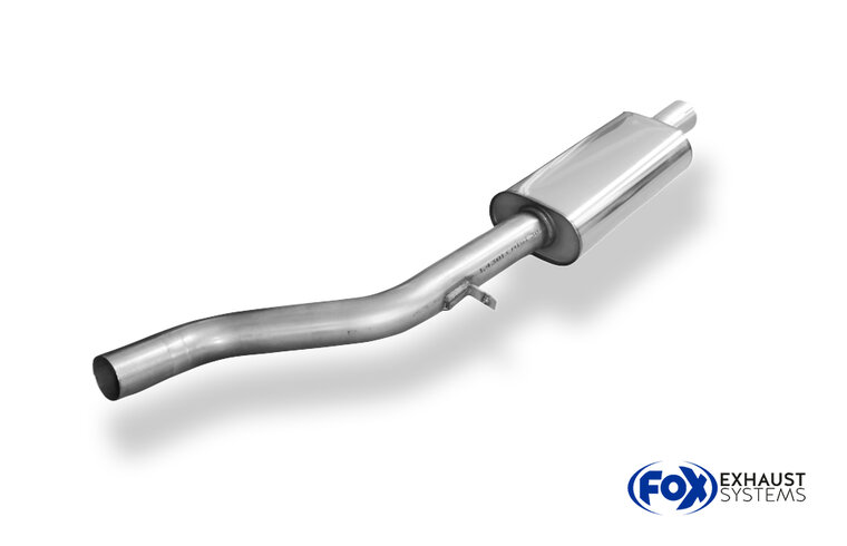Fox Sportuitlaat Renault Clio III Sport voordemper &Oslash;63,5 mm