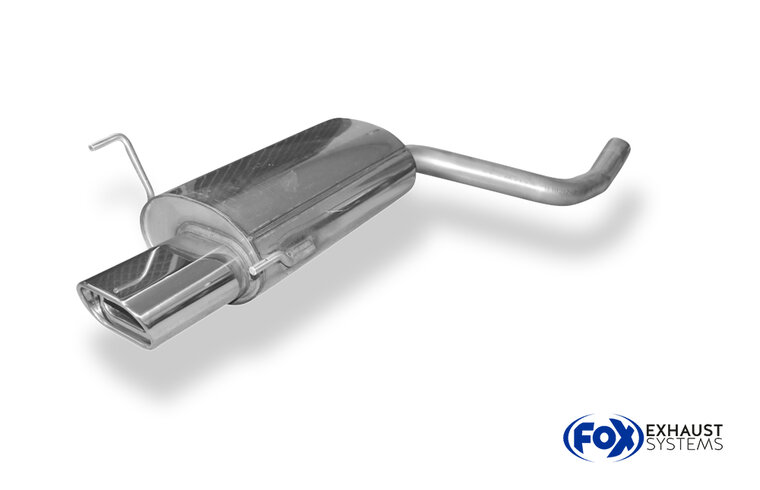 Fox Sportuitlaat Mercedes CLK Type 208 achterdemper - 135x80 Type 53