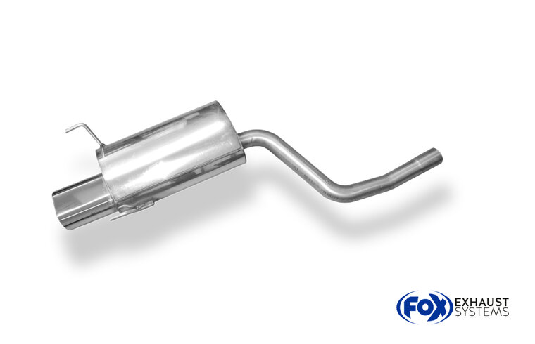 Fox Sportuitlaat Mercedes CLK Type 208 achterdemper - 135x80 Type 53