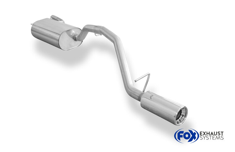 Fox Sportuitlaat Achterdemper voor Ford C-Max - 1x90 Type 13