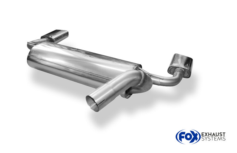 Fox Sportuitlaat Ford C-Max II achterdemper, rechter/linker uitlaat - 145x65 Type 59 rechts/links