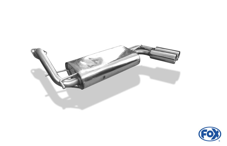 Fox Sportuitlaat Mitsubishi Colt Type CAO/CJO Achterdemper - 2x80 Type 13