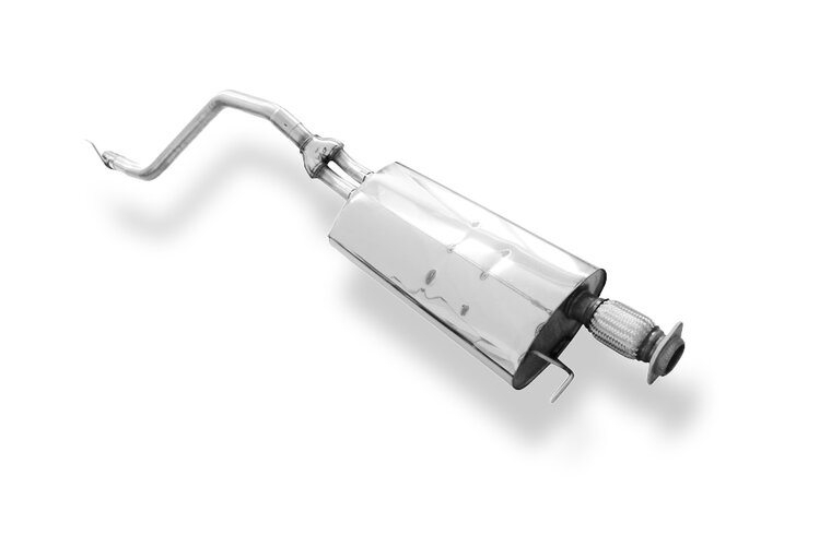 Fox Sportuitlaat Achterdemper voor Jeep Commander Type WH/XK - 1x70 Type 28