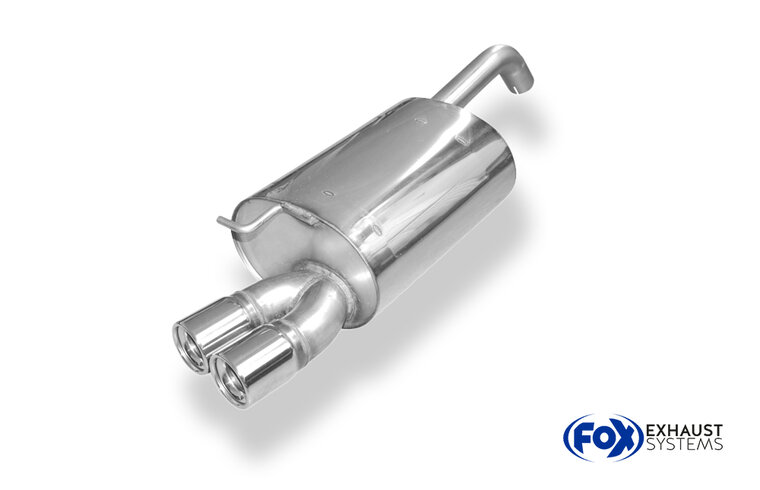 Fox Sportuitlaat Toyota Corolla E12 - Achterdemper Hatchback - 2x80 Type 13