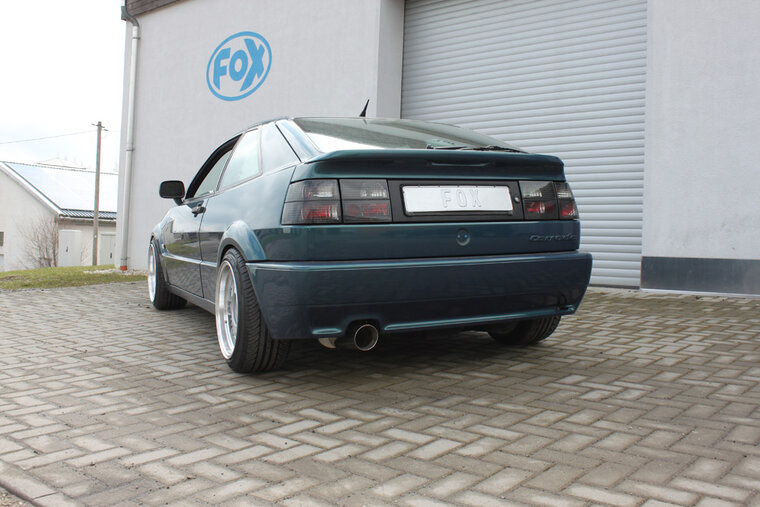 Fox Sportuitlaat VW Corrado 16V/VR6 Achterdemper - 1x100 Type 25