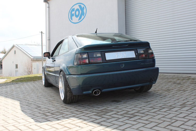 Fox Sportuitlaat VW Corrado 16V/VR6 achterdemper - 115x85 Type 44