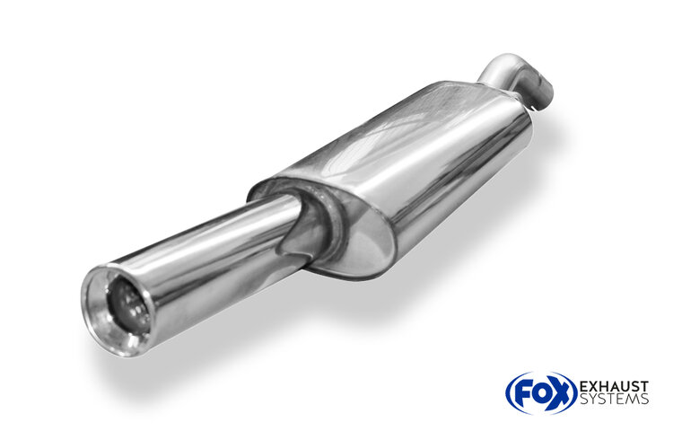 Fox Sportuitlaat VW Corrado G60 achterdemper &Oslash;55mm - 1x90 Type 13