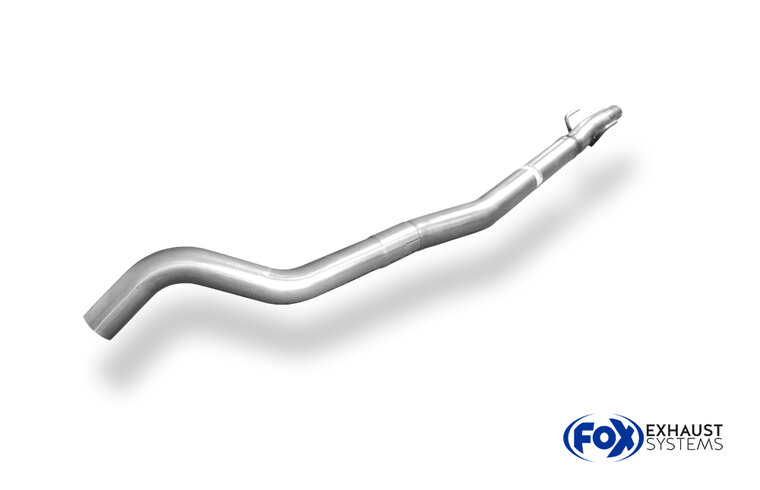 Fox Sportuitlaat Vervangingspijp voor de voordemper van de Opel Corsa B - pijpdiameter: 60 mm