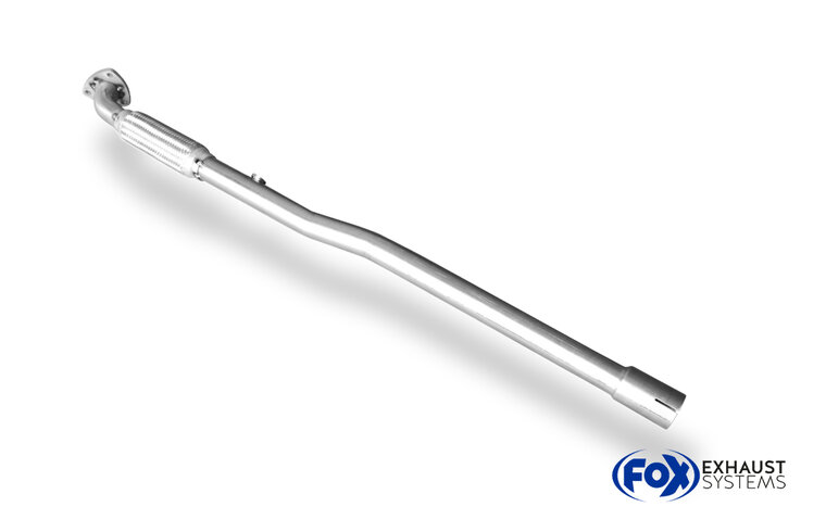 Fox Sportuitlaat Opel Corsa C - 1.2l verbindingspijp met flexibel stuk