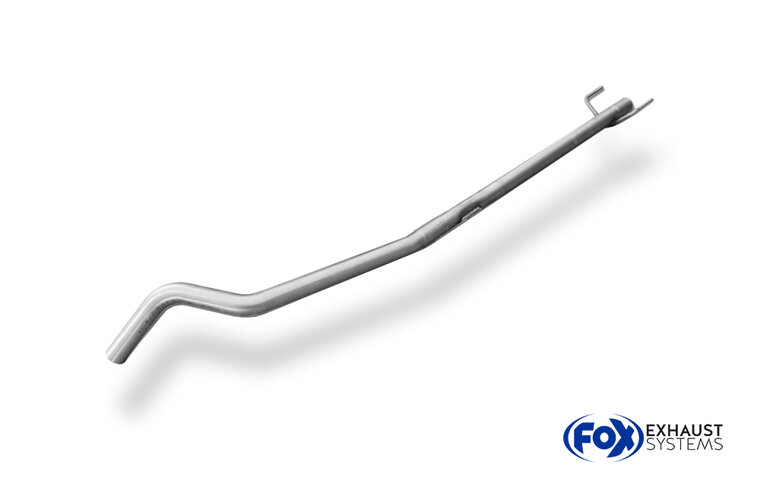 Fox Sportuitlaat Vervangingspijp voor de voordemper van de Opel Corsa C - Niet goedgekeurd volgens de Duitse verkeerswetgeving