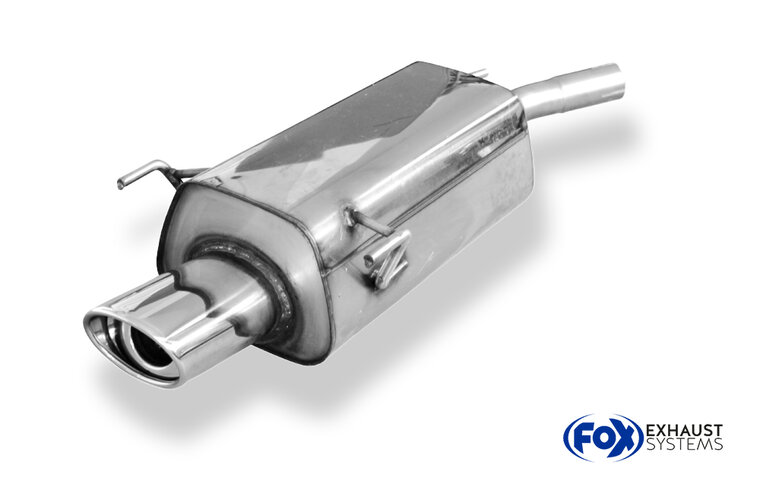 Fox Sportuitlaat Opel Corsa C achterdemper - 115x85 Type 33