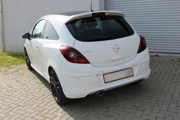 Fox Sportuitlaat Opel Corsa D - Sportachterkant en OPC Line achterdemper - 115x85 Type 32