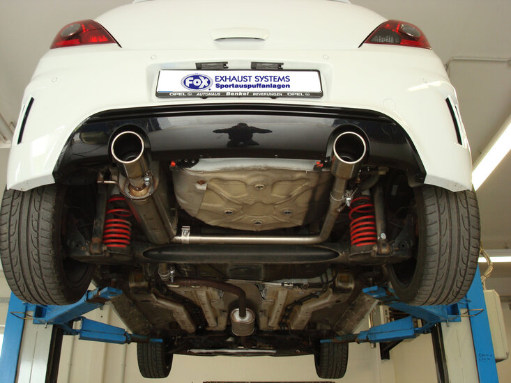 Fox Sportuitlaat Opel Corsa D - NRE Edition Achterbumper Geluiddemper Rechts/Links Uitgang - 1x100 Type 16 Rechts/Links