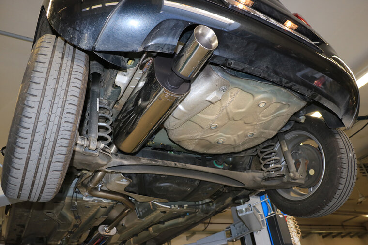 Fox Sportuitlaat Opel Corsa E achterdemper - 1x90 type 25