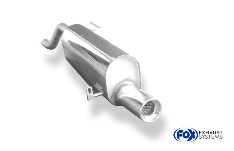 Fox Sportuitlaat Opel Corsa E achterdemper - 1x90 type 13