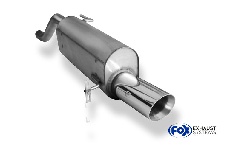 Fox Sportuitlaat Opel Corsa E achterdemper - 1x100 Type 25