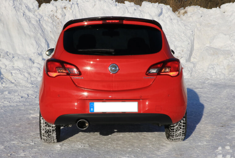 Fox Sportuitlaat Opel Corsa E achterdemper - 129x106 Type 44