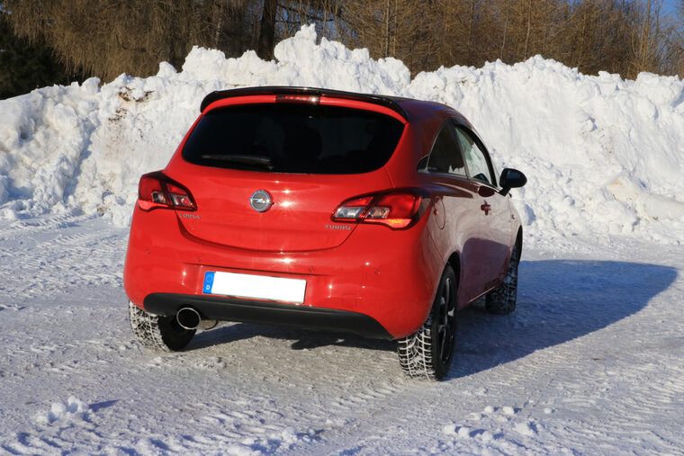 Fox Sportuitlaat Opel Corsa E achterdemper - 129x106 Type 44