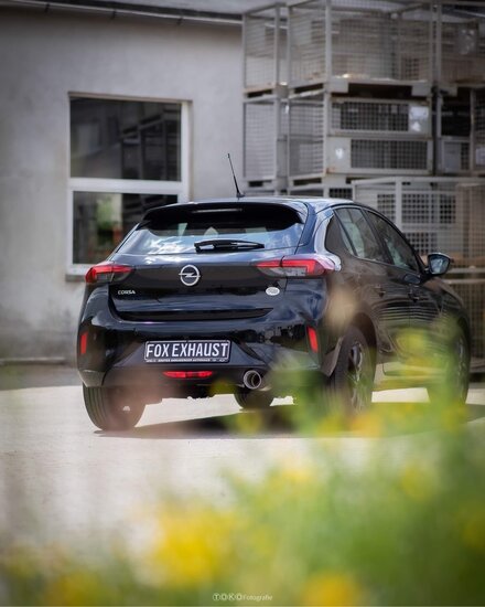 Fox Sportuitlaat Opel Corsa F achter- en voordemper - 1x100 Type 25