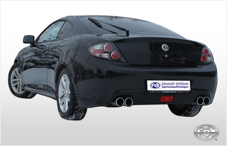Fox Sportuitlaat Hyundai Coupe Type GK Facelift Achterdemper rechts/links - 2x90 Type 12 rechts/links