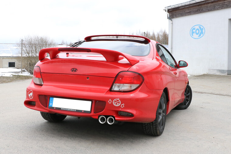 Fox Sportuitlaat Hyundai Coupe Type RD Achterdemper - 2x76 Type 13