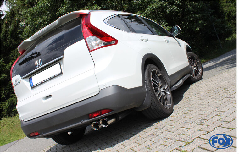 Fox Sportuitlaat Honda CR-V IV achterdemper - 2x90 type 25
