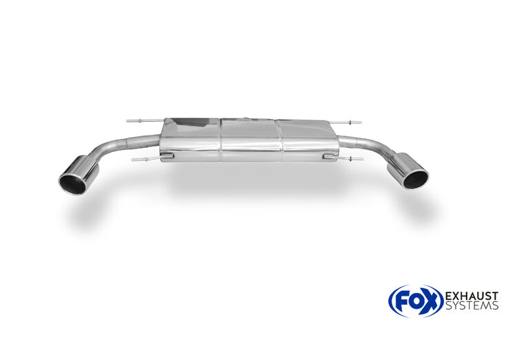 Fox Sportuitlaat Mazda CX5 - KE/GH Achterdemper dwars rechts/links - 1x100 Type 16 rechts/links