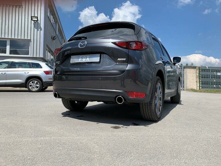 Fox Sportuitlaat Mazda CX5 - KF Diesel Achterdemper dwars rechts/links - 1x100 Type 16 rechts/links