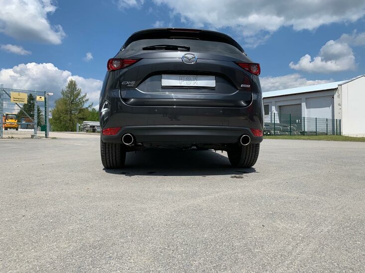 Fox Sportuitlaat Mazda CX5 - KF Diesel Achterdemper dwars rechts/links - 1x100 Type 16 rechts/links