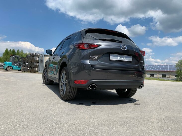 Fox Sportuitlaat Mazda CX5 - KF Diesel Achterdemper dwars rechts/links - 115x85 Type 38 rechts/links