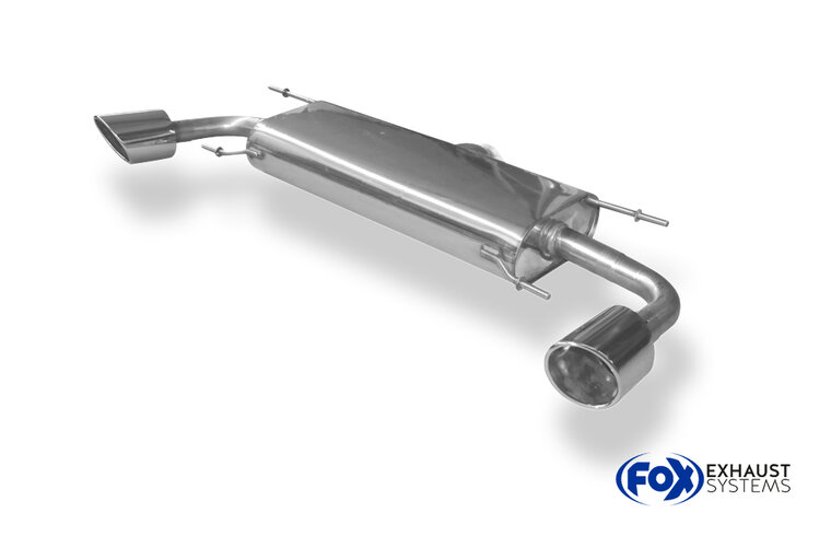 Fox Sportuitlaat Mazda CX5 - KF Achterdemper dwars rechts/links - 115x85 Type 38 rechts/links
