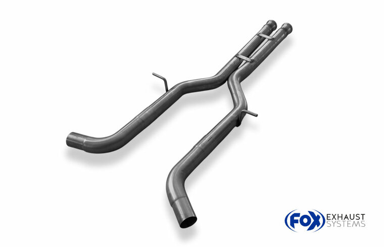 Fox Sportuitlaat Mercedes E-Klasse 212 - 5.5l 285kW Vervangingspijp voor de voordemper