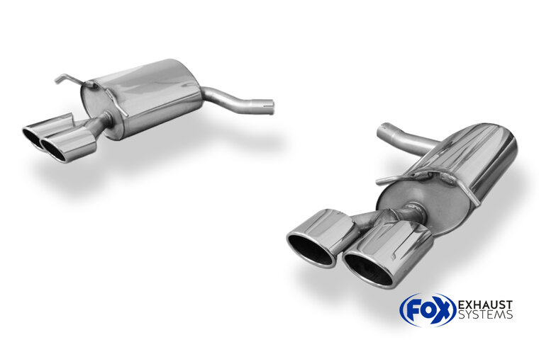 Fox Sportuitlaat Mercedes E-Klasse Cabriolet A207 - 6-cilinder achterdemper rechts/links - 2x115x85 type 32 rechts/links