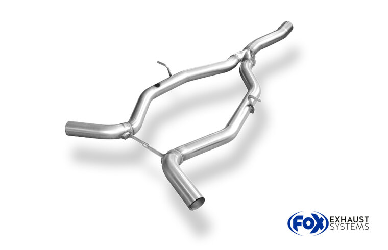 Fox Sportuitlaat Vervangingspijp voor de Mercedes E-Klasse A207 4-cilinder facelift (voor de uitlaatdemper)
