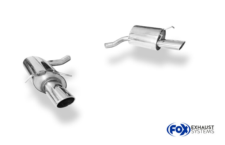 Fox Sportuitlaat Mercedes E-Klasse Coup&eacute; C207 - 6-cilinder achterdemper rechts/links - 1x115x85 type 32 rechts/links