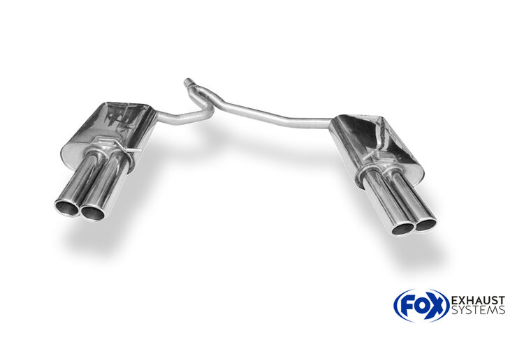 Fox Sportuitlaat Seat Exeo 3R - Sedan/Stationwagen (ST) Achterdemper rechts/links - 2x76 Type 16 rechts/links