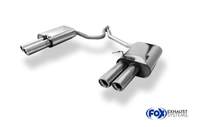 Fox Sportuitlaat Seat Exeo 3R - Sedan/Stationwagen (ST) Achterdemper rechts/links - 2x80 Type 17 rechts/links