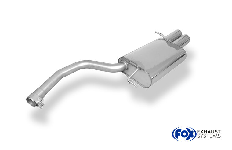 Fox Sportuitlaat Seat Exeo 3R - Sedan/Stationwagen (ST) Achterdemper - 2x80 Type 16