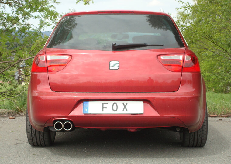 Fox Sportuitlaat Seat Exeo 3R - Sedan/Stationwagen (ST) Achterdemper - 2x80 Type 16