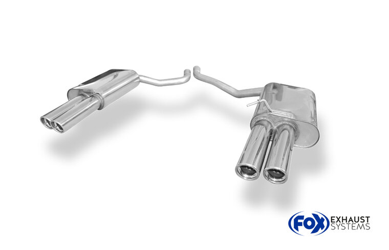 Fox Sportuitlaat Seat Exeo 3R/ 3R ST - 2.0l TFSI Achterdemper rechts/links dubbele uitlaat - 2x76 Type 17 rechts/links
