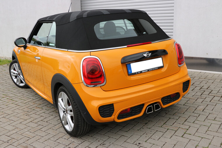 Fox Sportuitlaat Mini Cooper S - F56 &amp; F57 Achterdemper, centrale uitlaat - 2x95x78 Type 68