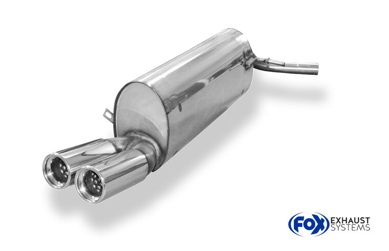 Fox Sportuitlaat Skoda Fabia Type 6Y2/ 5J/ NJ3 - 3/5-deurs Achterdemper - 2x76 Type 13