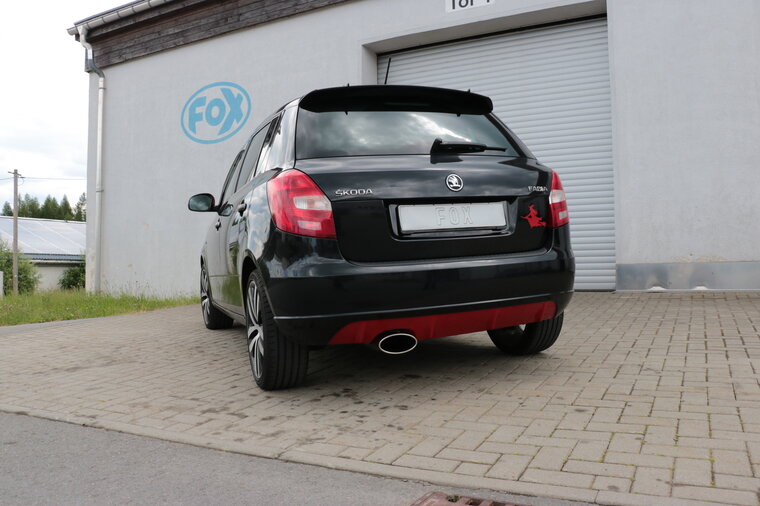 Fox Sportuitlaat Skoda Fabia Sedan Achterdemper - 160x90 Type 38