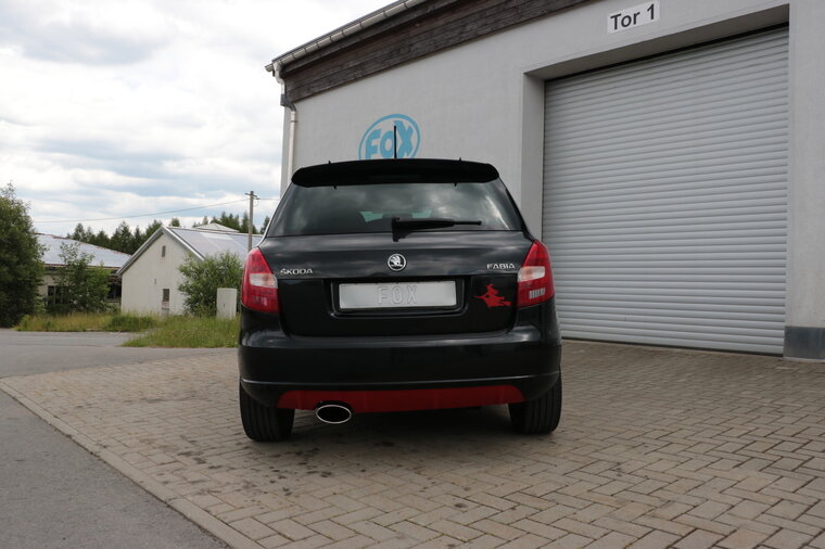 Fox Sportuitlaat Skoda Fabia Sedan Achterdemper - 160x90 Type 38