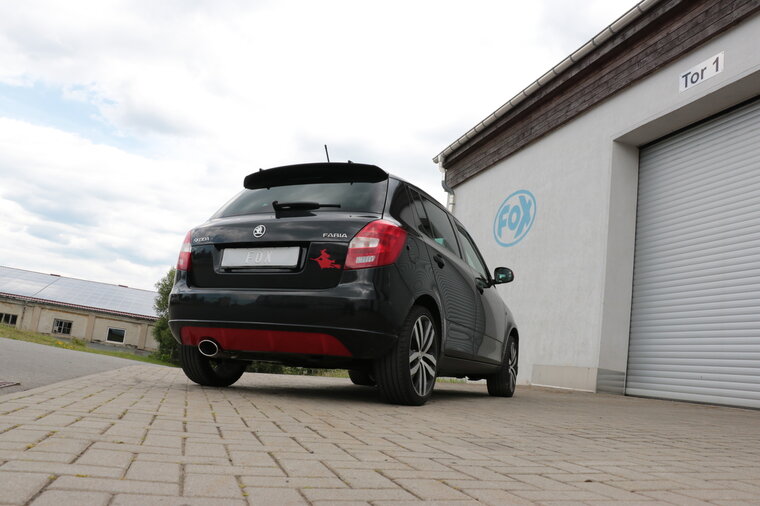 Fox Sportuitlaat Skoda Fabia Sedan Achterdemper - 140x90 Type 44