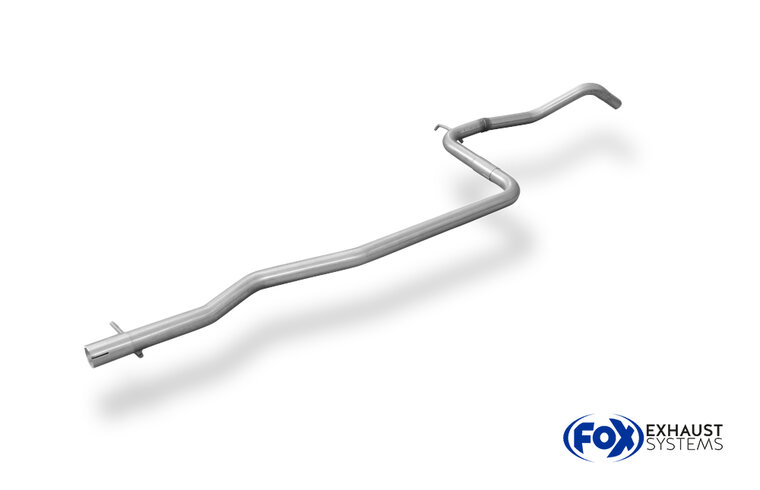 Fox Sportuitlaat Vervangingspijp voor de voordemper van de Ford Fiesta GFJ - Niet goedgekeurd volgens de Duitse verkeerswetgeving (StVO)