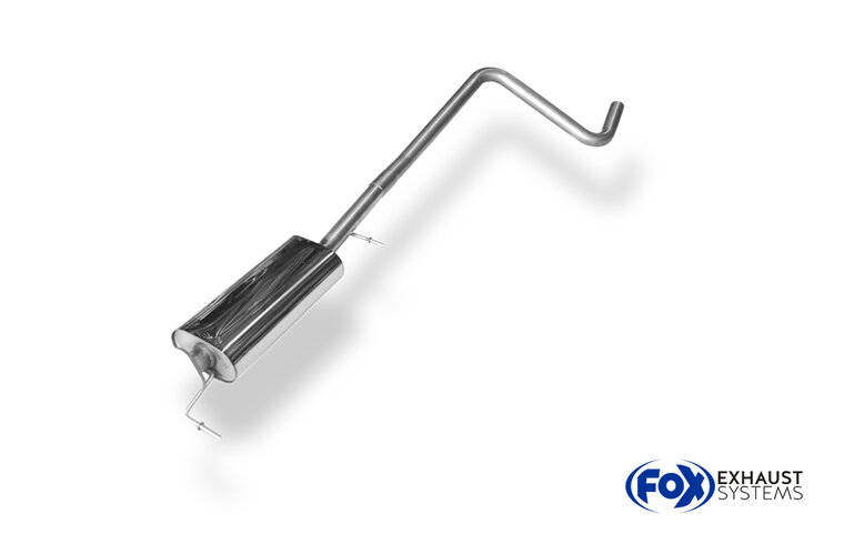 Fox Sportuitlaat Ford Fiesta MK7/Fiesta MK7 Sport benzinevoordemper