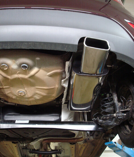 Fox Sportuitlaat Ford Fiesta MK7/ Fiesta MK7 Sport - 1.0L EcoBoost 1.4L Achterdemper - 145x65 Type 59