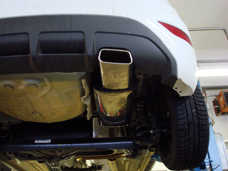 Fox Sportuitlaat Ford Fiesta MK7/ Fiesta MK7 Sport - 1.6l 77/88kW Achterdemper - 145x65 Type 59