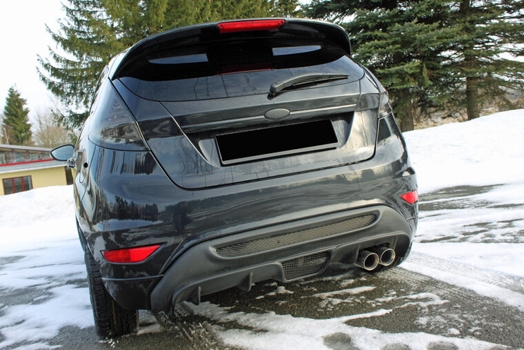 Fox Sportuitlaat Achterdemper voor Ford Fiesta MK7/ Fiesta MK7 Sport - 2x80 Type 25